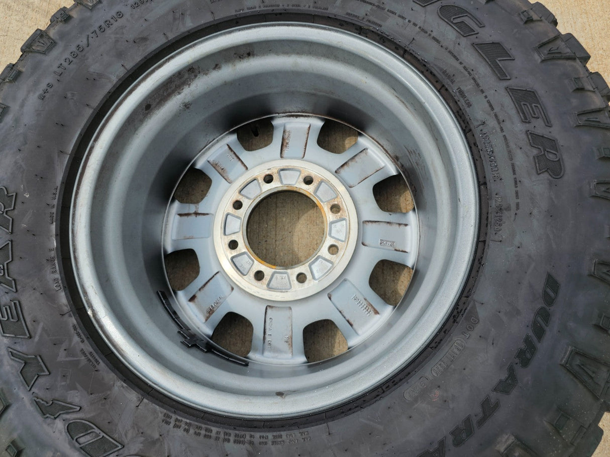 (1) 18" Ford F-250 F-350 OEM TREMOR 10482 rim wheel DURATRAC Spare Texas Truck Tire