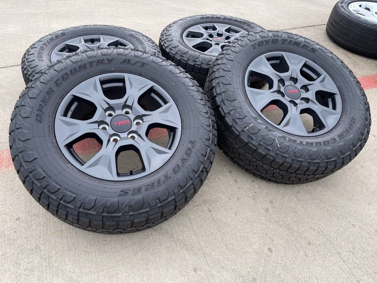 18" Toyota Tacoma Tundra Sequoia Land Cruiser TRD OEM 10544 wheels rims 2026 NEW Texas Truck Tire