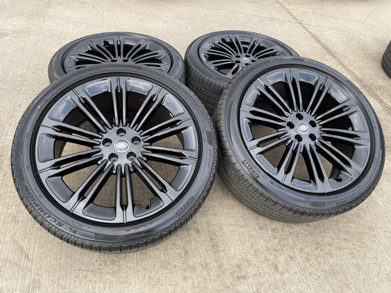 23" Land Rover Range AUTOBIOGRAPHY OEM 72377 wheels rims 2024 2025 2026 PIRELLI Texas Truck Tire