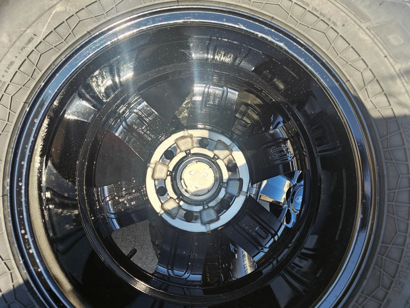 17" Ford F-150 OEM black Tremor rims wheels tires 10339 A/T4 2024 2025 2026 NEW Texas Truck Tire
