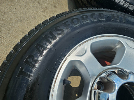 17" Ford F-250 F-350 OEM rims wheels 3950 tires FIRESTONE DISCOUNTED Texas Truck Tire