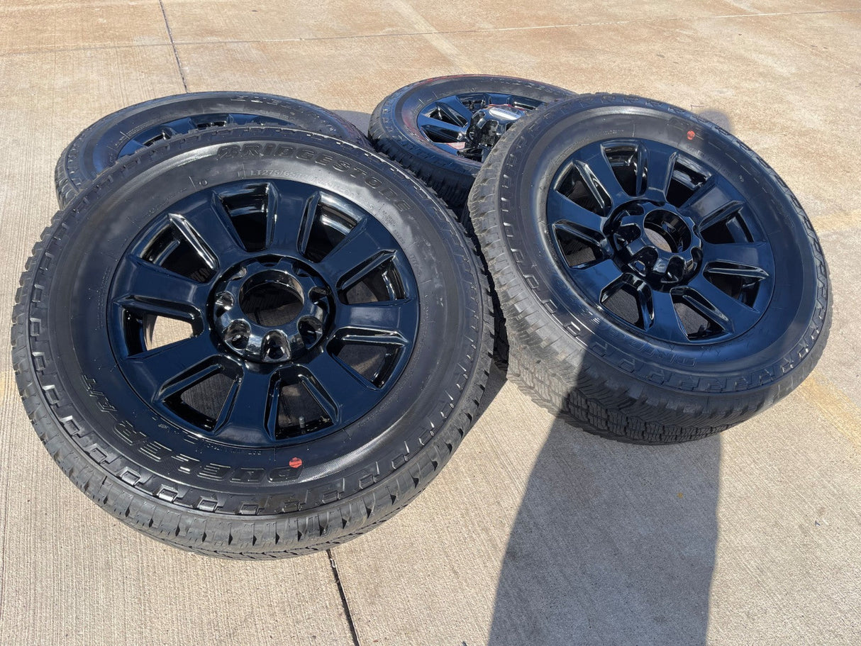20" Ford F-250 F-350 Platinum OEM rims wheels 10103 tires BRIDGESTONE A/T NEW Texas Truck Tire
