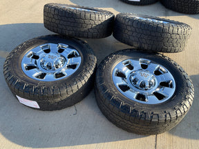 20" Ford F-250 F-350 OEM KING RANCH 10295 25085 10552 chrome wheels rims tires Texas Truck Tire