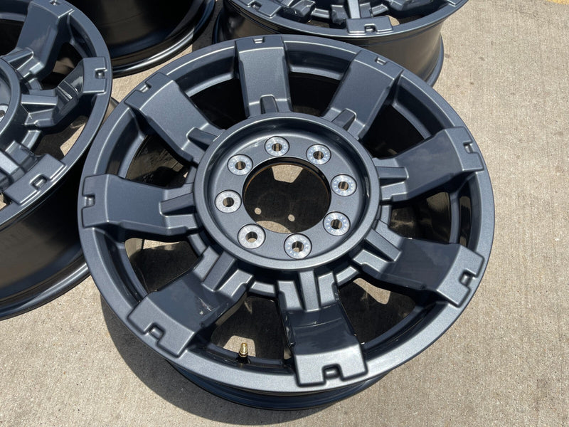 20" Ford F-250 F-350 OEM 10296 10485 gray Lariat wheels rims 2024 2025 2026 NEW Texas Truck Tire