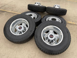 17" GMC Sierra Chevy Silverado 3500 Dually rims wheels OEM 5519 5520 DISCOUNTED Texas Truck Tire