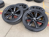 24" Cadillac Escalade V OEM wheels rims black tires 2024 2025 2026 NEW MICHELIN Texas Truck Tire
