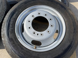 19.5" RAM 4500 5500 Ford F-450 Dually F-550 rims wheels OEM 10x225 HANKOOK NEW Texas Truck Tire