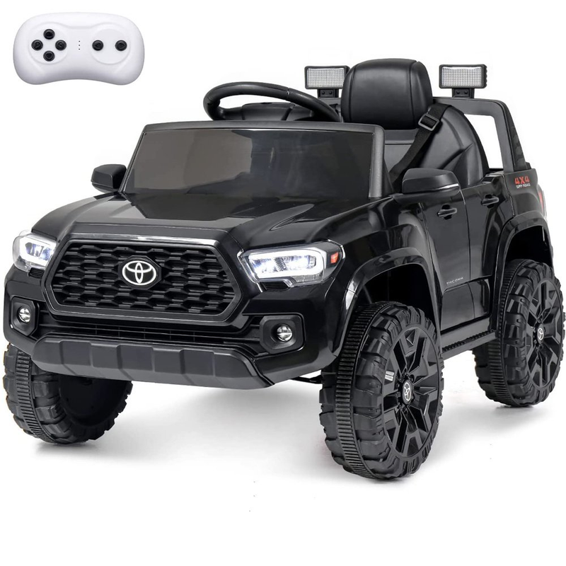 12V Powered Ride on Toy Cars for Boys - Toyota Tacoma Style with Remote Control