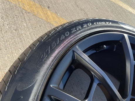 (1) 20" Dodge Charger SRT HELLCAT OEM 2605 2715 wheel rim tire spare PIRELLI Texas Truck Tire
