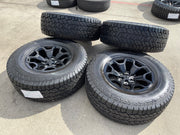 18" Dodge Ram 1500 TRX RHO Black OEM 66002 wheels rims HANKOOK A/T2 35" Texas Truck Tire