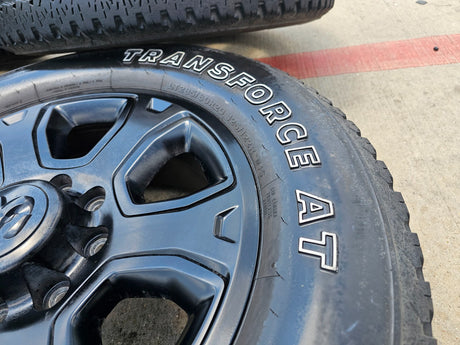 20" Dodge Ram 2500 3500 OEM 2477 black wheels rims tires Texas Truck Tire
