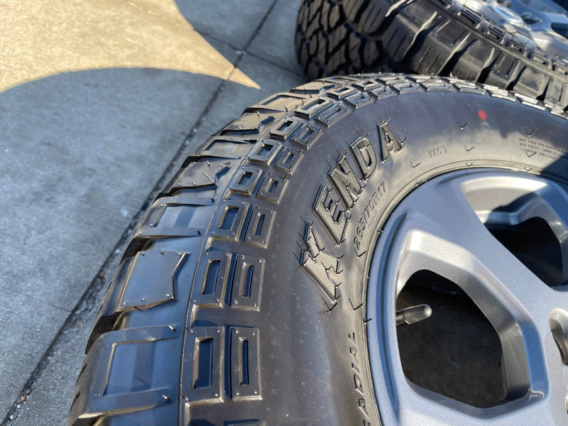 17" Ford Bronco Big Bend wheels rims 10384 OEM Ranger tires KENDA Texas Truck Tire