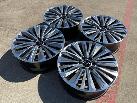 (1) 22" Infiniti QX80 QX56 Nissan Titan Armada OEM 94236 wheel rim 2025 2026 Texas Truck Tire
