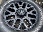 20" Dodge Ram 2500 3500 LARAMIE OEM 51649 wheels rims A/T2 2025 2026 Texas Truck Tire