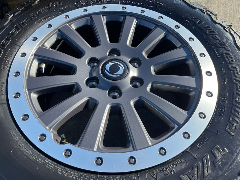 (4) 18" INEOS Grenadier OEM wheels rims beadlock 2023 2024 2025 2026 NEW BFG Texas Truck Tire