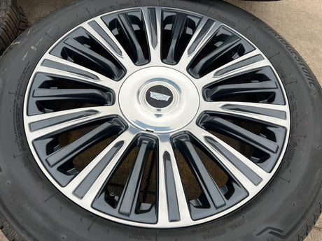 22" Cadillac Escalade Platinum OEM 4876 95167 wheels rims 2023 2024 2025 NEW Texas Truck Tire