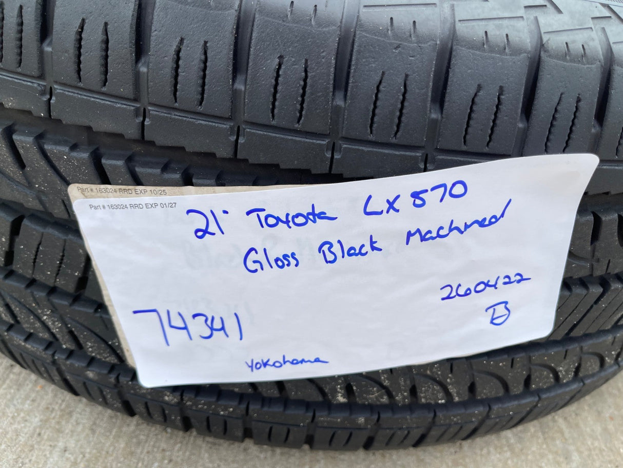21" Lexus LX570 Land Cruiser OEM 74341 wheels rims tires 5x150 DISCOUNTED Texas Truck Tire