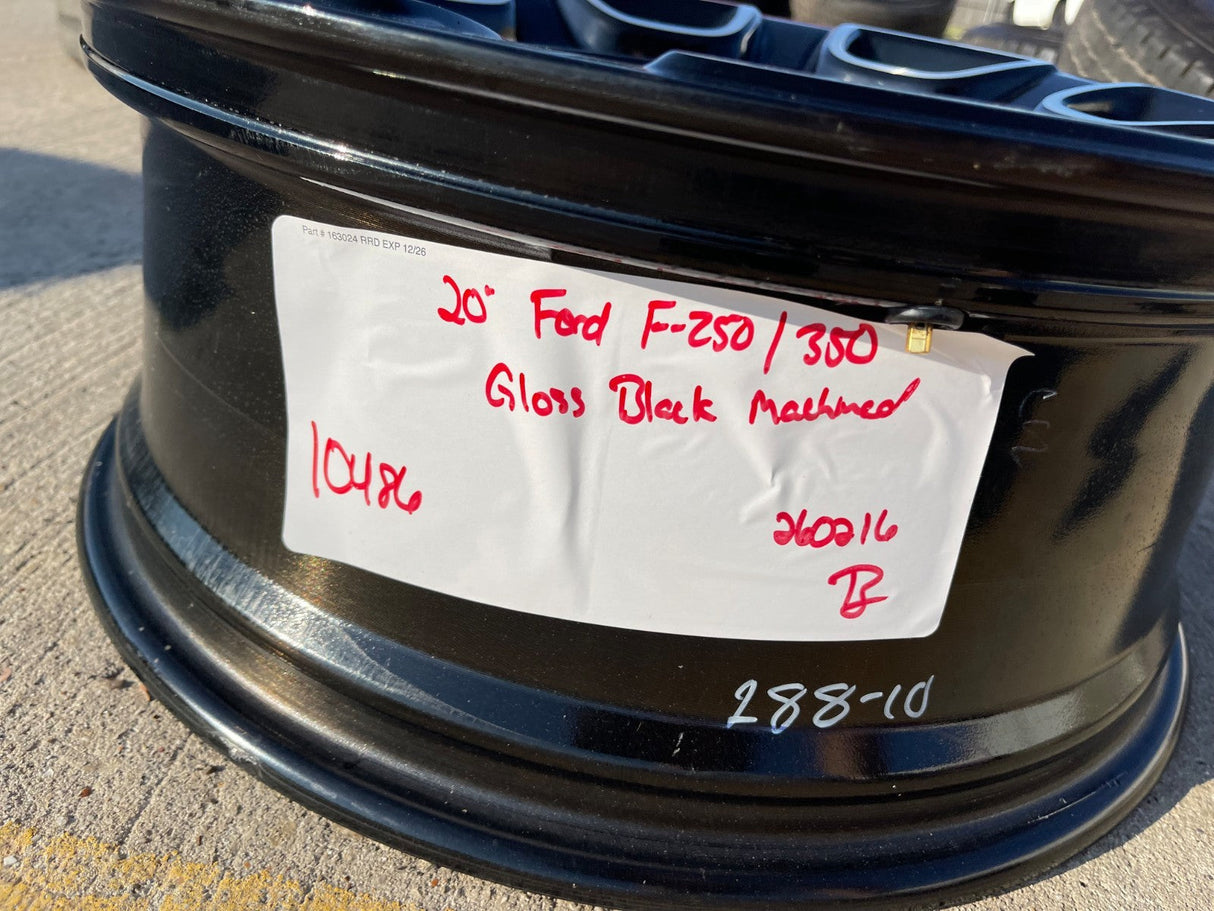 20" Ford F-250 F-350 OEM 10486 Lariat Platinum wheel rim 2024 2025 2026 NEW Texas Truck Tire