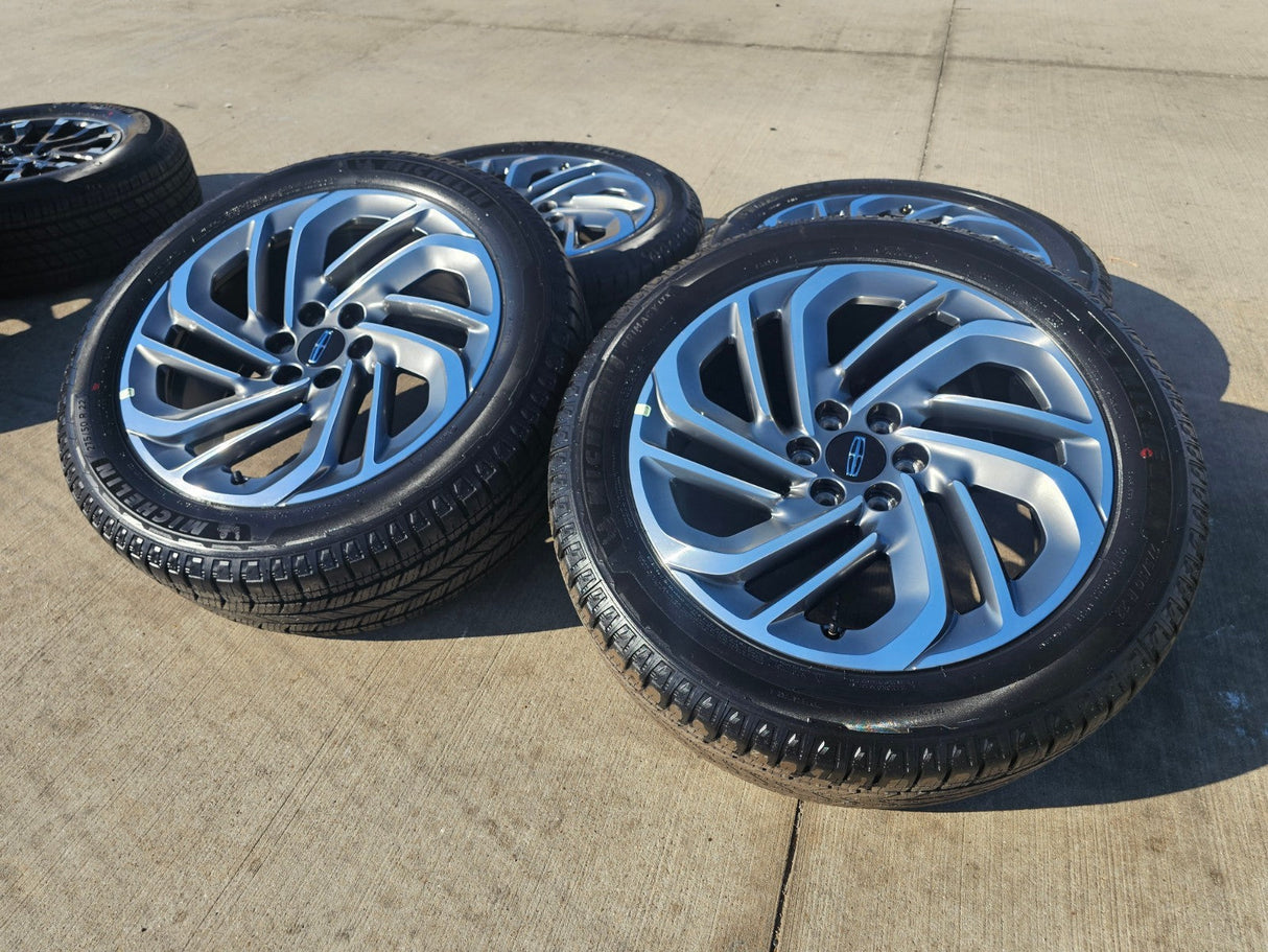 22" Lincoln Navigator OEM 94225 rims wheels BLACK LABEL 2025 2026 MICHELIN NEW Texas Truck Tire