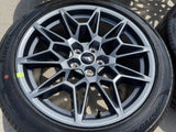 19" Ford Mustang GT Track Pack OEM 10600 10603 wheels rims 2025 2026 TPMS NEW Texas Truck Tire