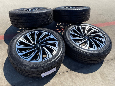 22" Lincoln Navigator OEM 10666 rims wheels BLACK LABEL 2026 BRIDGESTONE NEW Texas Truck Tire