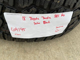 18" Toyota Tundra TRD BBS FORGED OEM black 95458 wheels rims Sequoia FALKEN A/T3 Texas Truck Tire