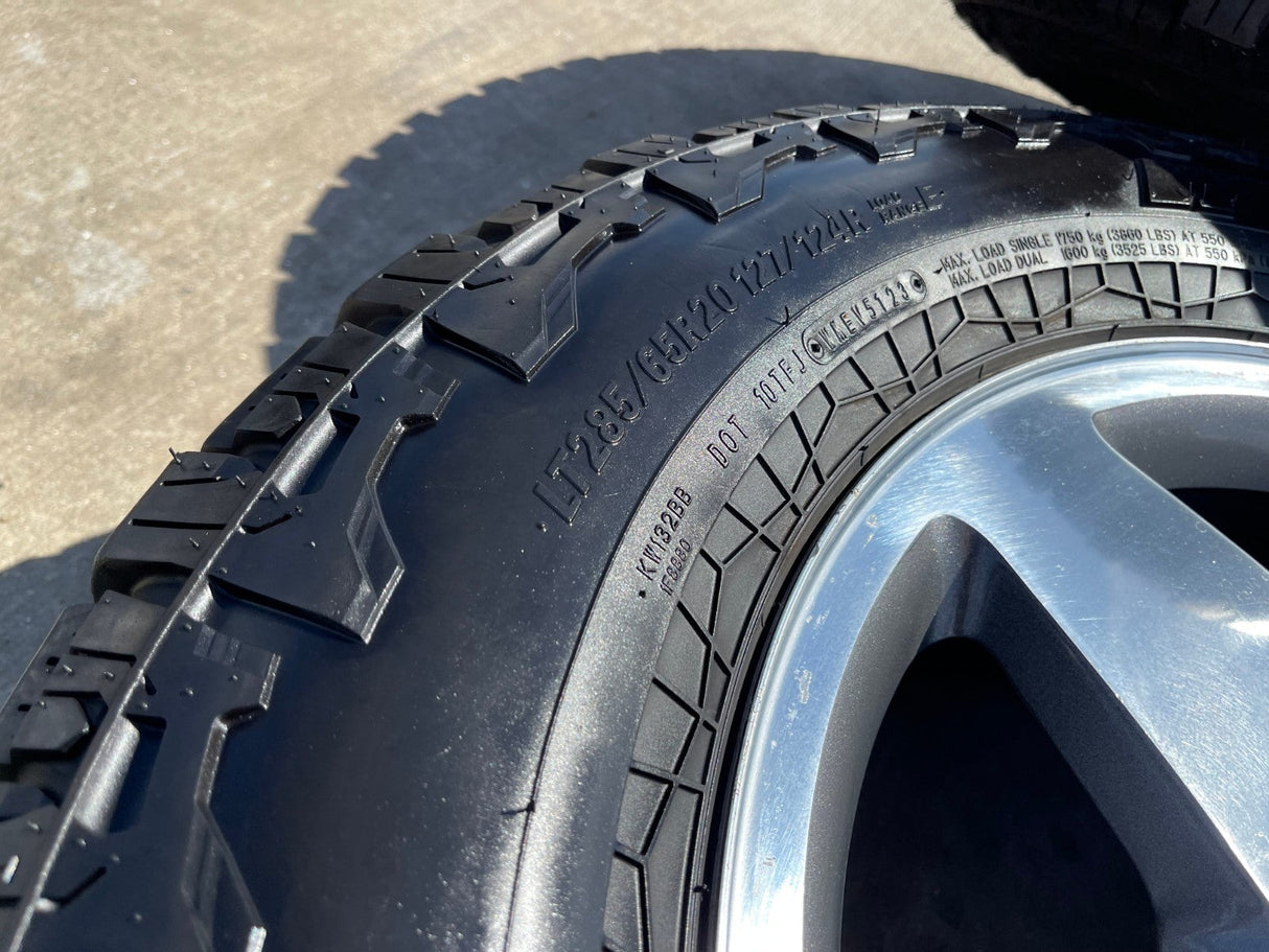 20" Chevy Silverado GMC 2500 OEM 5805 wheels rims tires Texas Truck Tire