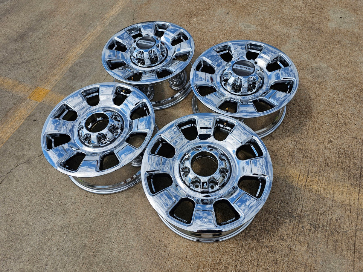 20" Ford F-250 F-350 OEM Lariat 10295 25085 10552 wheels rims 2024 2025 2026 Texas Truck Tire