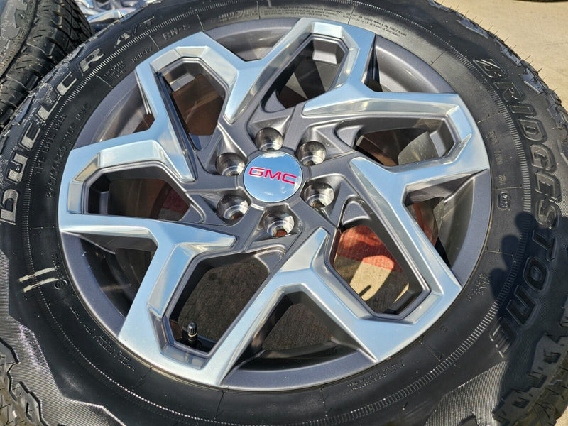20" GMC Sierra Yukon AT4 95369 OEM wheels rims Tahoe Silverado 2023 2024 2025 Texas Truck Tire