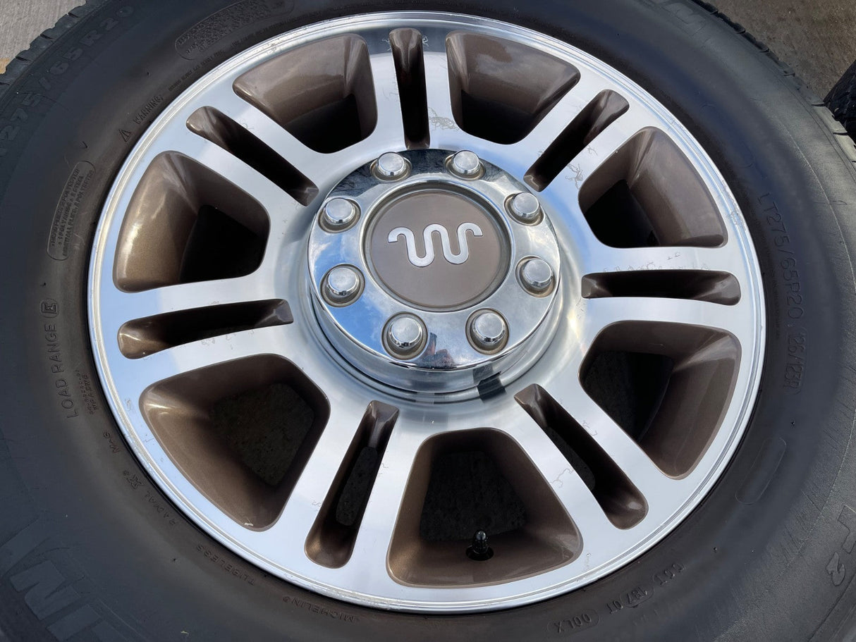 20" Ford F-250 F-350 OEM 3951 3845 KING RANCH rims wheels tires MICHELIN LTX A/T Texas Truck Tire