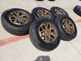 18" Ford Bronco BRONZE HERITAGE wheels rims tires 95213 Ranger tires NEW Texas Truck Tire