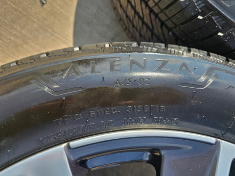 22" Cadillac Escalade Platinum OEM wheels rims tires 2024 2025 2026 NEW Texas Truck Tire