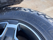 17" Jeep Wrangler RUBICON OEM wheels rims tires 9259 black TOYO 33" Texas Truck Tire