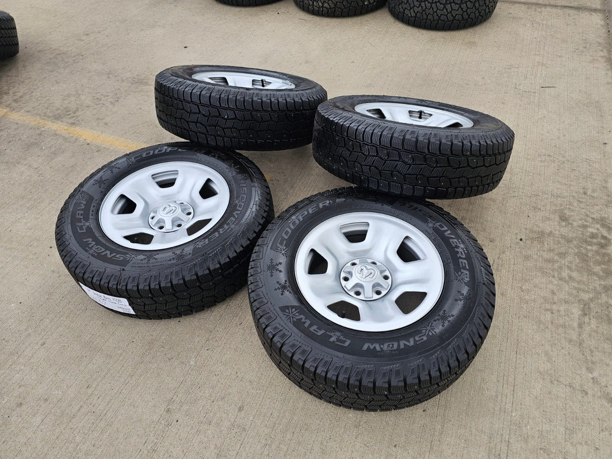 18" Ram 1500 OEM 2667 stock wheels rims SNOW tires 2022 2023 2024 2025 2026 Texas Truck Tire