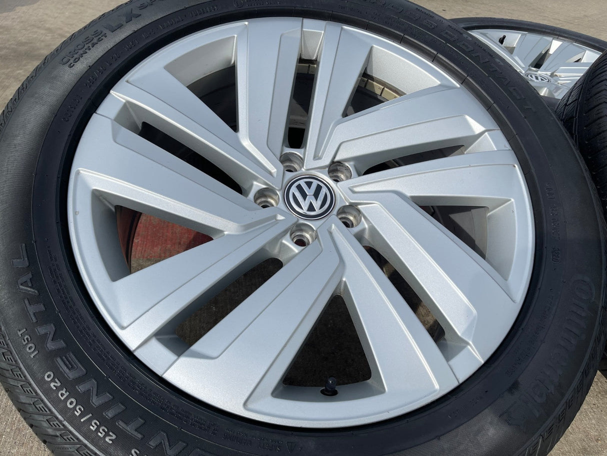 20" VW Atlas OEM wheels rims tires 70076 Audi Q7 Q8 2020 2021 2022 2023 2024 Texas Truck Tire
