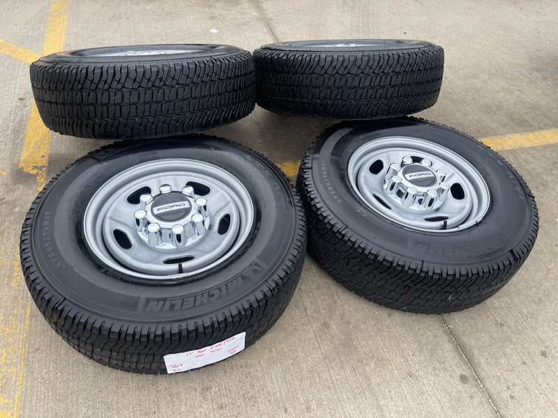 17" Ford F-250 F-350 OEM 3828 wheels rims tires MICHELIN LTX A/T2 NEW Texas Truck Tire