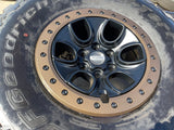 17" Ford F-150 Raptor OEM BEADLOCK rims wheels BRONZE 10459 95210 BFG 37" NEW Texas Truck Tire