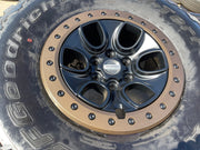 17" Ford F-150 Raptor OEM BEADLOCK rims wheels BRONZE 10459 95210 BFG 37" NEW Texas Truck Tire