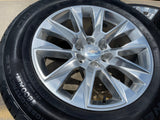 20" Chevy Tahoe Silverado LTZ 5920 OEM wheels rims Yukon 2023 2024 2025 2026 NEW Texas Truck Tire