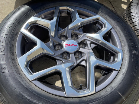 20" GMC Sierra Yukon AT4 Tahoe Silverado 95369 OEM wheels rims DISCOUNTED Texas Truck Tire