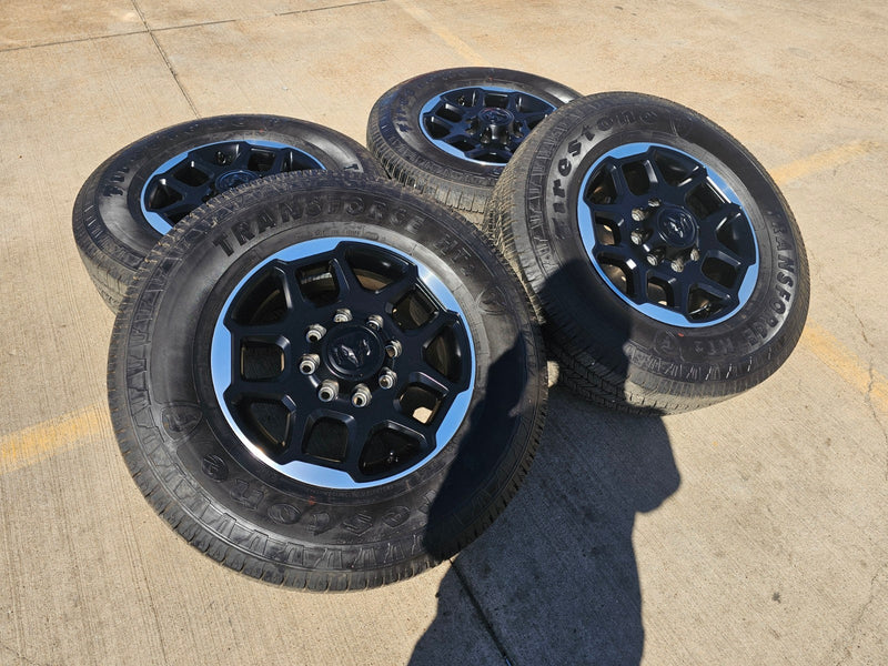 18" Dodge Ram 2500 3500 OEM 68629288 wheels rims FIRESTONE HT2 2025 2026 Texas Truck Tire