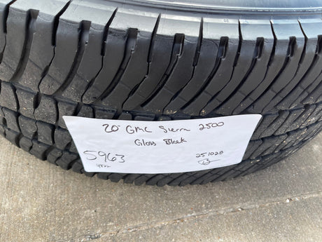 20" GMC Sierra AT4X 2500 3500 OEM 14137 5963 wheels rims Silverado MICHELIN Texas Truck Tire