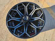 (1) 20x10 4play 4P80R  wheel rim 8x165 NEW ET -24 Chevy GMC Ram 2500 3500 Texas Truck Tire
