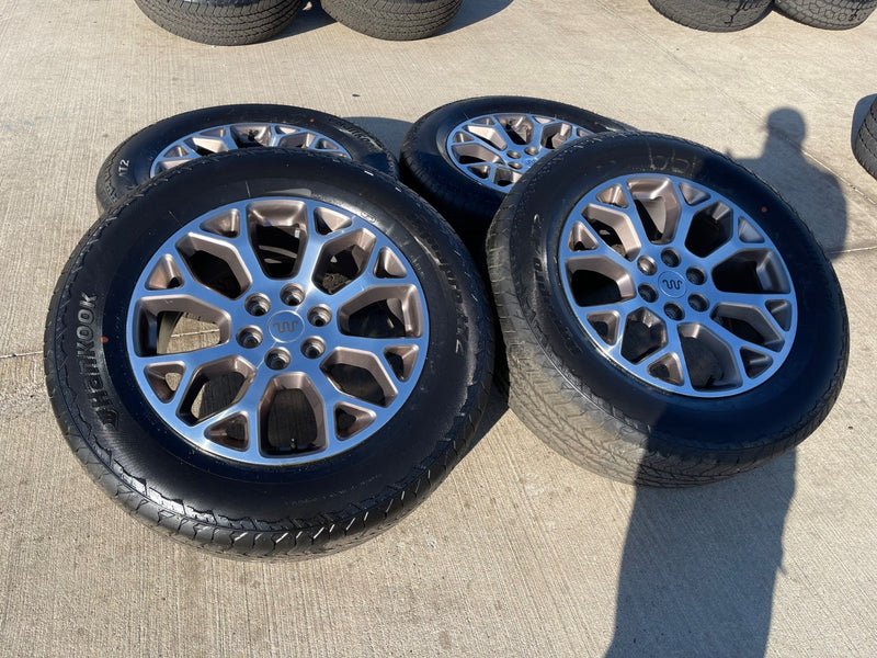 20" Ford F-150 KING RANCH OEM 10346 rims wheels Expedition HANKOOK 2025 2026 Texas Truck Tire