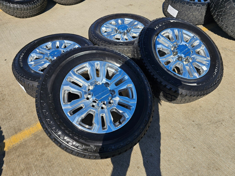 20" GMC Sierra Denali 2500 3500 OEM 5957 wheels rims tires 2023 2024 2025 2026 Texas Truck Tire