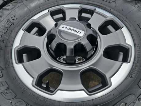 18" Ford F-250 F-350 OEM TREMOR rims wheels 10482 tires NITRO 35" Texas Truck Tire