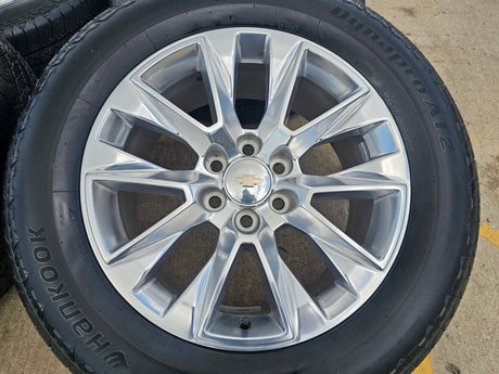 20" Chevy Tahoe Silverado LTZ 5920 OEM wheels rims Yukon 2023 2024 2025 2026 Texas Truck Tire