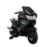 TOBBI 12V Kids Electric Motorcycle with Training Wheels - Dirt Bike Motorbike for Young Riders
