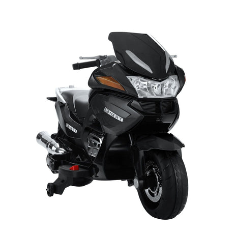 TOBBI 12V Kids Electric Motorcycle with Training Wheels - Dirt Bike Motorbike for Young Riders