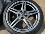 19" + 20" Chevy Corvette Z06 C8 OEM FORGED 94027 94028 wheels rims 2024 2026 Texas Truck Tire
